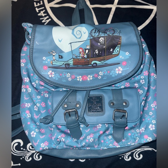 LOUNGEFLY DISNEY THE NIGHTMARE BEFORE CHRISTMAS Roadtrip RUCKSACK / BACKPACK! - Picture 1 of 9